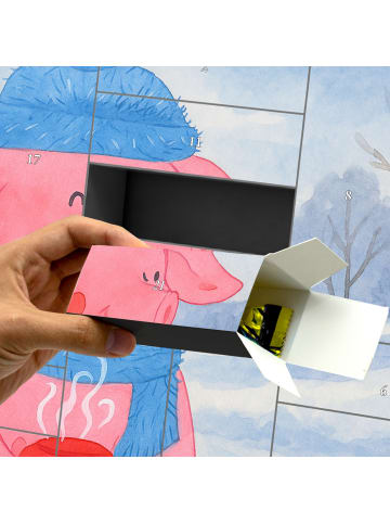 Mr. & Mrs. Panda Adventskalender Selbst Befüllen Schweinchen Glü... in Weiß