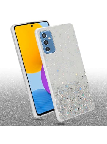 cadorabo Hülle für Samsung Galaxy M52 5G Glitter in Transparent mit Glitter