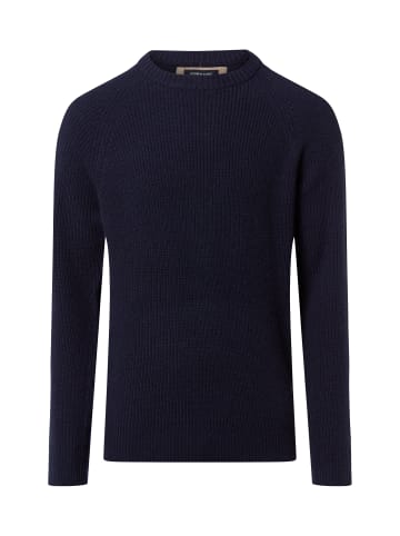 Andrew James Strickpullover in marine - 0005