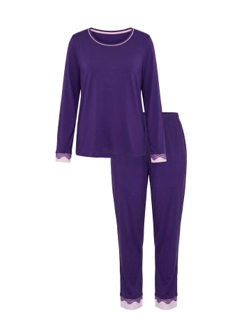 Ulla Popken Pyjama in lilablau