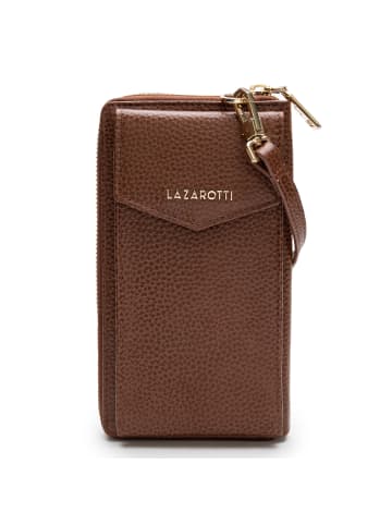 Lazarotti Bologna Leather Handytasche Leder 11 cm in brown-2