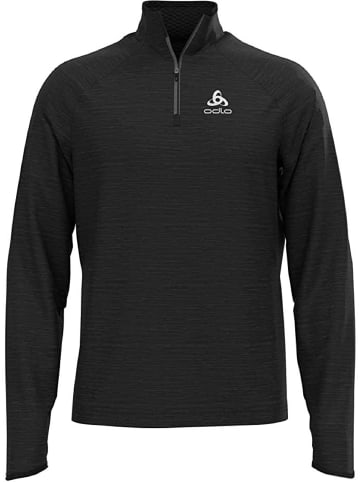 Odlo Sweatshirt Midlayer 1/2 Zip Millennium in Schwarz