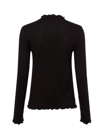 OPUS Langarmshirt in schwarz