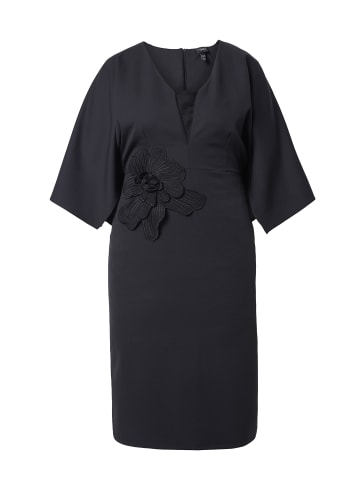 Ulla Popken Midikleid in schwarz