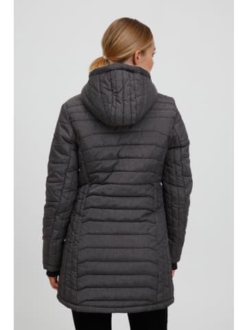 Oxmo Parka OXNelly 21900125-ME warmer Steppmantel mit hochabschließendem Kragen in Schwarz