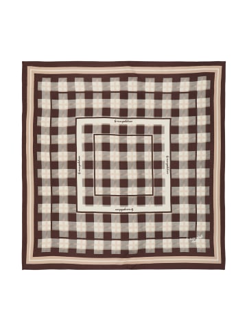 Marc O'Polo DENIM Gemustertes Tuch in Dark Brown