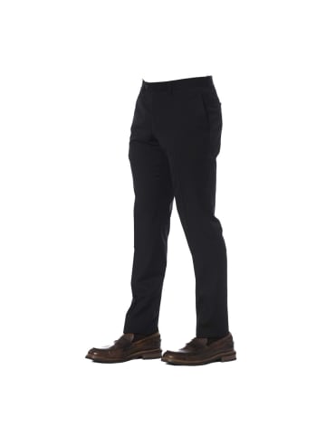 Schwarz rein Wolle Herren Hose