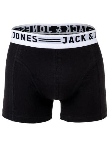 Jack & Jones Boxershort 3er Pack in Schwarz/Grau/Weiß