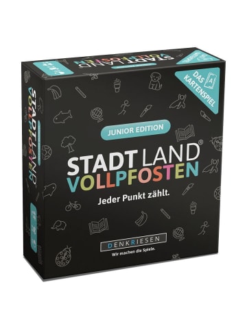DENKRIESEN DENKRIESEN - STADT LAND VOLLPFOSTEN - Das Kartenspiel - Junior Edition |...