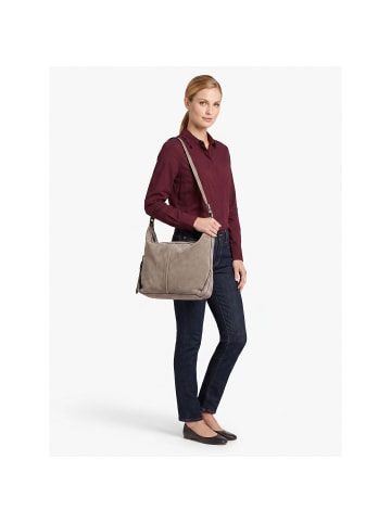 LIEBESKIND BERLIN Paris II Schultertasche M Leder 40 cm in neutral grey