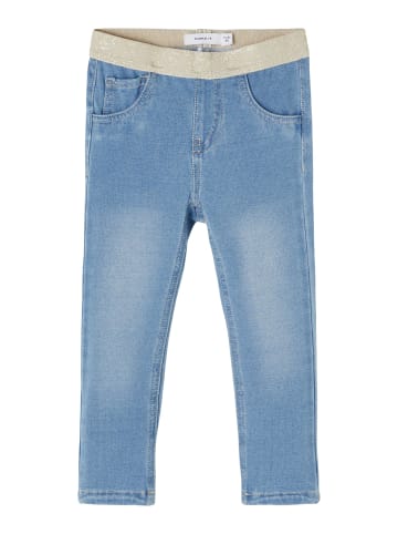name it Mädchen Jeans-Jeggins mit elastischem Bund in Blau