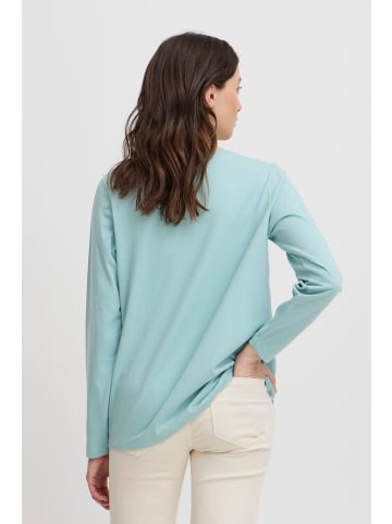 Fransa FRZASHOULDER TEE 5 regular fit in Aquifer