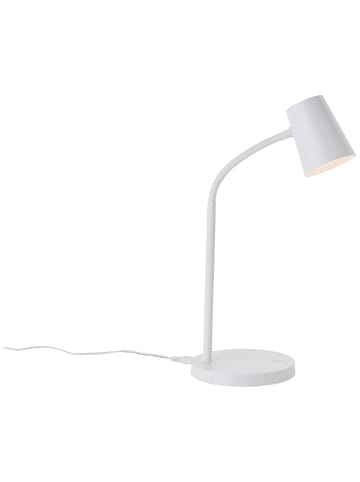 Brilliant Illa LED Tischleuchte Induktionsladeschale in weiß