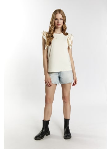 DreiMaster Damen T-Shirt in Wollweiss