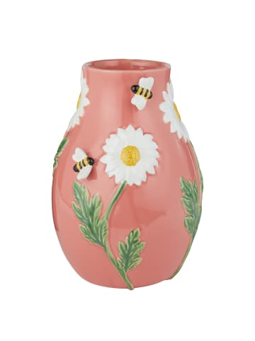 Butlers Vase SPRING Biene & Margerite in Pastellrot