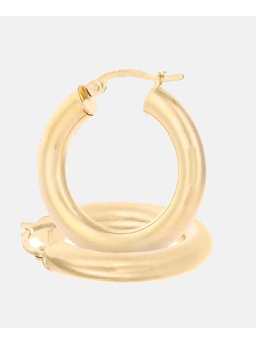Vanlere Creolen aus 375 Gelbgold