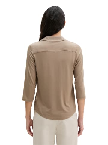 Marc O'Polo Jersey-Bluse regular in Chalky Brown