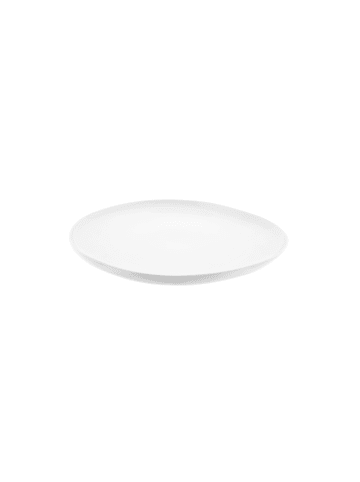 Almina Geschirr-Set Wave-Style aus hochwertigem Porzellan - 27-teilig für 6 Personen in Weiß