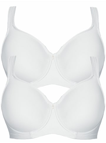 Viania 2er Pack Minimizer Bügel BH Basic in weiss weiss