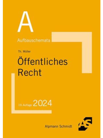 Alpmann und Schmidt Verlag Buch - Aufbauschemata Öffentliches Recht