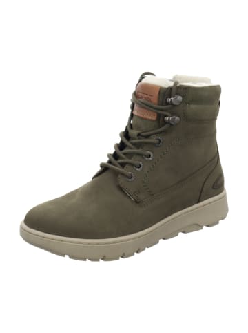 Dockers by Gerli Damenschnürrstiefel warm flach  in gruen