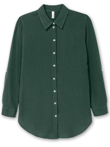 sheego Hemdbluse in moos