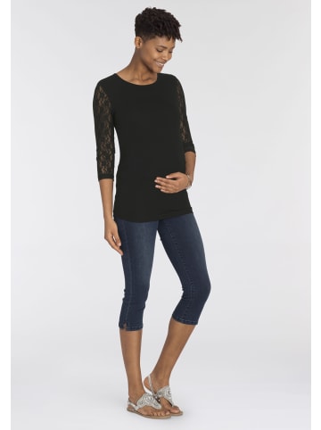 neun 9 monate Umstandsshirt in schwarz