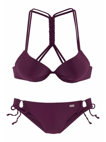 Buffalo Push-Up-Bikini in bordeaux