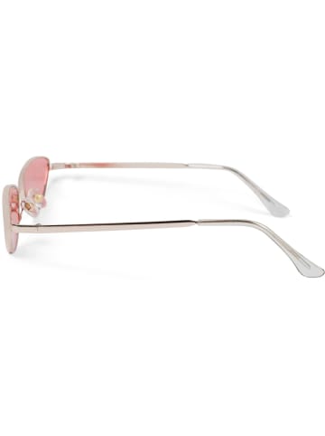 styleBREAKER Cateye Sonnenbrille in Gold / Pink getönt