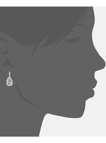 Diamant L'éternel Ohrhänger aus 375 Weißgold mit Diamant