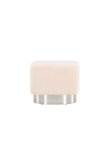 ebuy24 Pouf Newton 2 Offwhite 45 x 45 cm