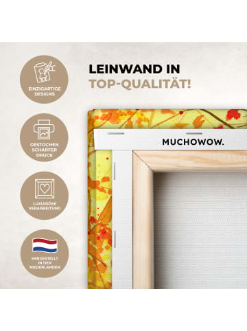 MuchoWow Leinwand bilder Herbsthirsche (BxH)