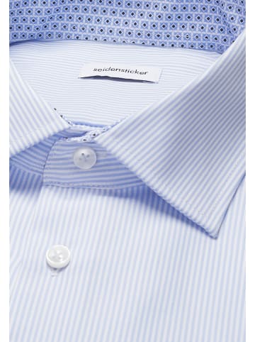 Seidensticker Business Hemd Slim in Hellblau