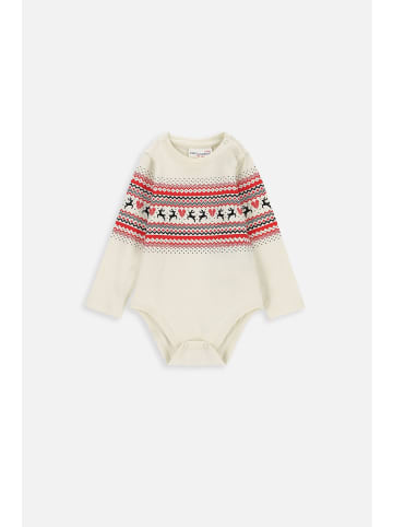 Coccodrillo Langärmeliger Bodysuit in ecru