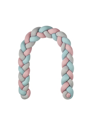 nordic coast company  Bettschlange geflochten Jersey Trio Mint