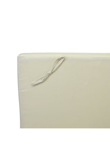 VCM  Auflage für Sonnenliege mit Kopfkissen creme in Creme