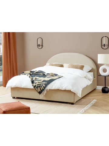Beliani 2-tlg Doppelbett VAUCLUSE in Beige