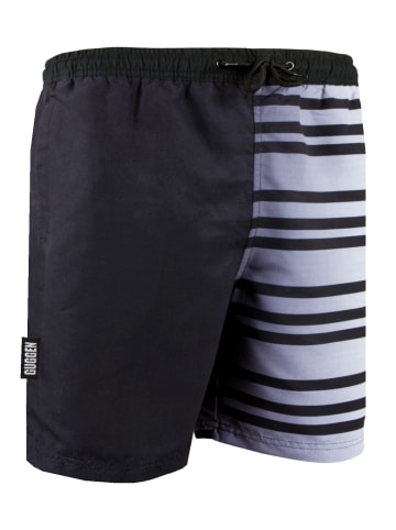 GUGGEN MOUNTAIN Badehose Black-White in Schwarz-Weiß