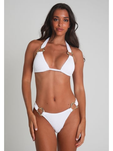 Moda Minx Bikinioberteil SCRUNCH in White