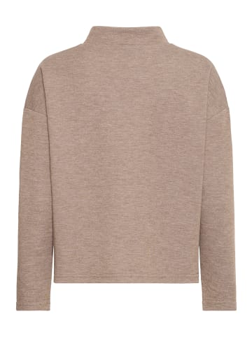 Fransa Sweatshirt FRIZABELLA Box fit in Desert Taupe Melange