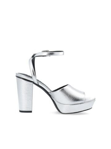 Bianco Plateauabsätze in Silver