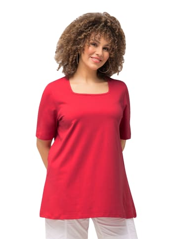 Ulla Popken Shirt in dunkel rosa