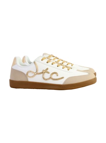 Le Temps des Cerises Palma Low-Top-Sneaker mit Schnürung Weiß