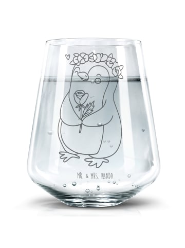 Mr. & Mrs. Panda Trinkglas Jungfrau Astrologie ohne Spruch in Transparent