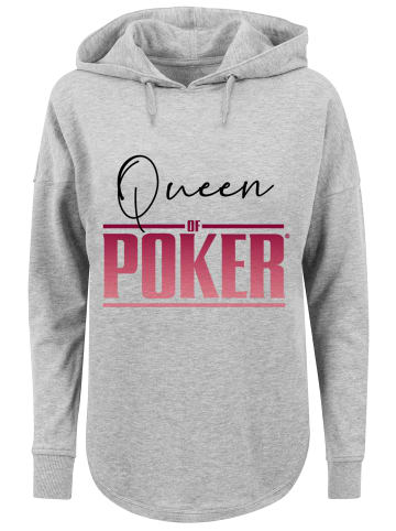 F4NT4STIC Oversized Hoodie Queen of Poker in grau