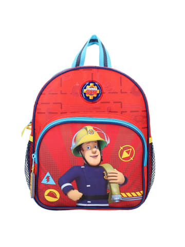 Feuerwehrmann Sam  Kinder Rucksack mit Vortasche | Feuerwehrmann Sam | 29 x 24 x 12 cm