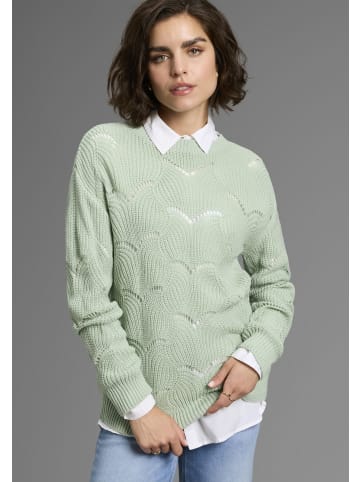 Laura Scott Ajourpullover in mint