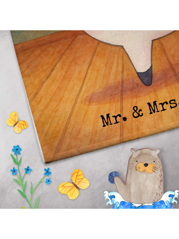 Mr. & Mrs. Panda Gästehandtuch Einhorn Ballerina Design ohne Spruch in Weiß