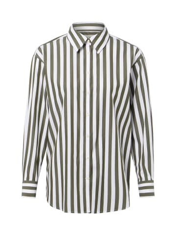 Gant Bluse in oliv weiß - 0001