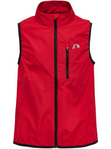 Newline Reißverschluss Vest Reflektierend Logo Kids Core Kinder in TANGO RED
